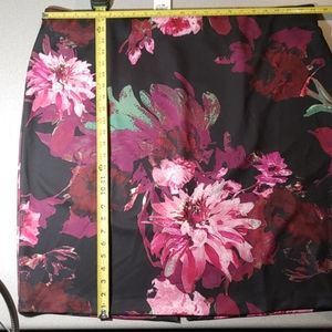Ashley Stewart Flattering Floral Skirt
